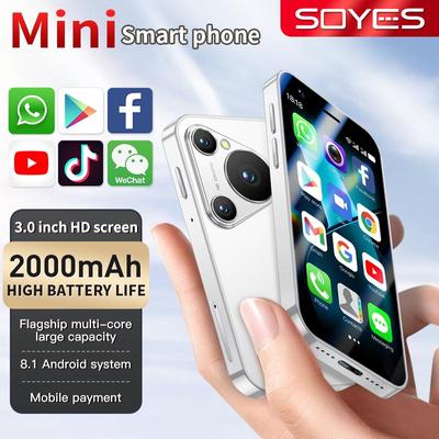 SOYES P70 Pro Max Mini Android Smart Phone 3.0 Inch Display Dual Camera Dual SIM Play Store 3G Small Smartphone