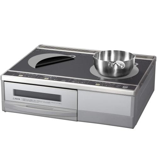 KR KITCHENRAKU induction cooktop mat, 2-piece set, protects stove from scratches, prevents burns, and is non-slip for induction cooktops. Washable and