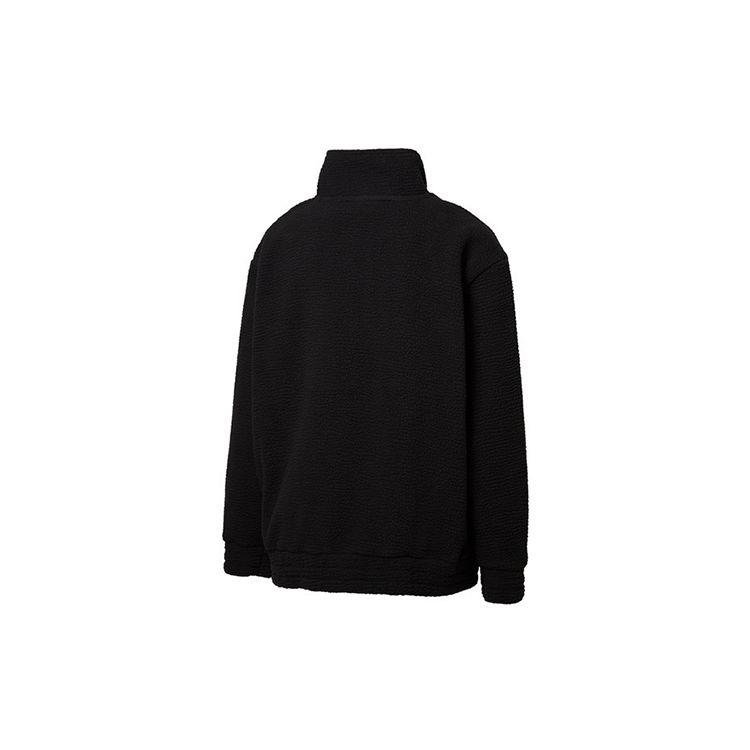 Puma Downtown Fleece Full Zip Stand Collar Plush Warm Jacket Women Jackets Black 595698-01