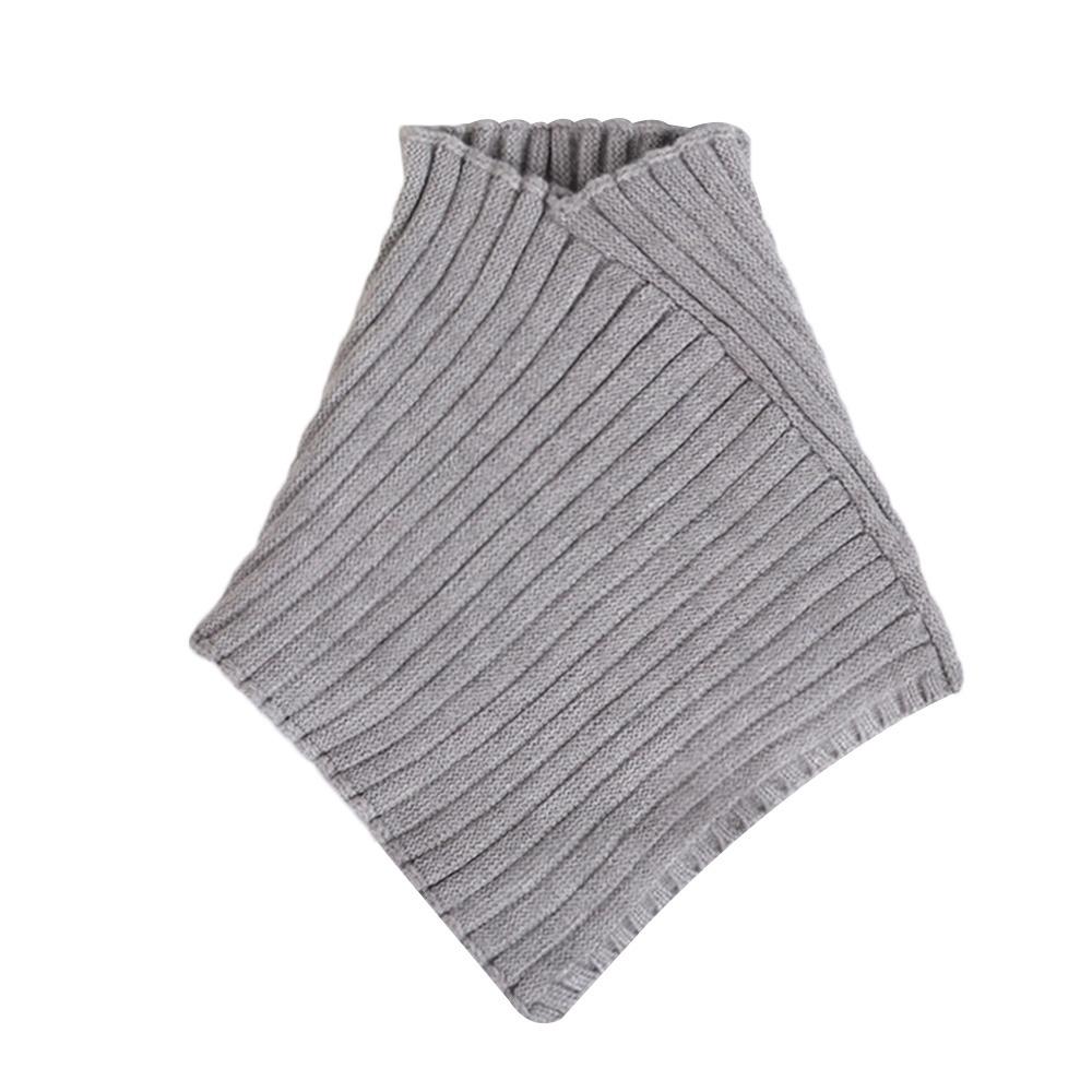 Fashion Winter Knitted Fake Collar Warm Detachable Scarf Windproof Soft Neck Warmer Men Women