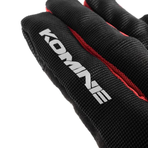 Komine GK-1683 Ride Mesh Gloves for Motorcycles Alecia Black Silver L