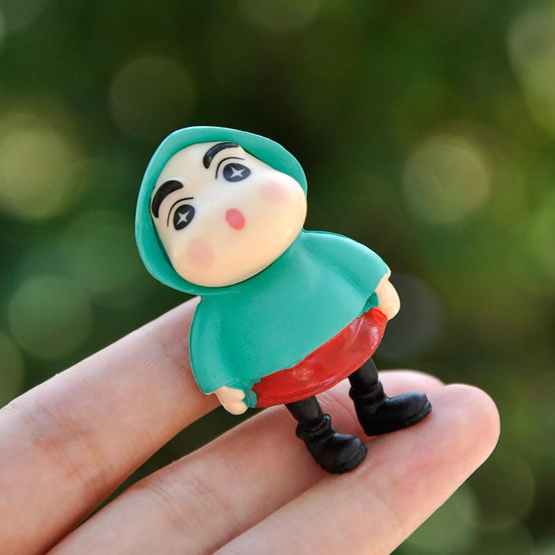 Shin Crayon Raincoat Chan Pvc Action Figure Model For Decoration Birthday Gift