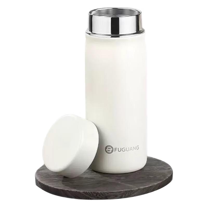 FUGUANG 380ml 316L Stainless Steel Screw Cap Portable Thermos Cup