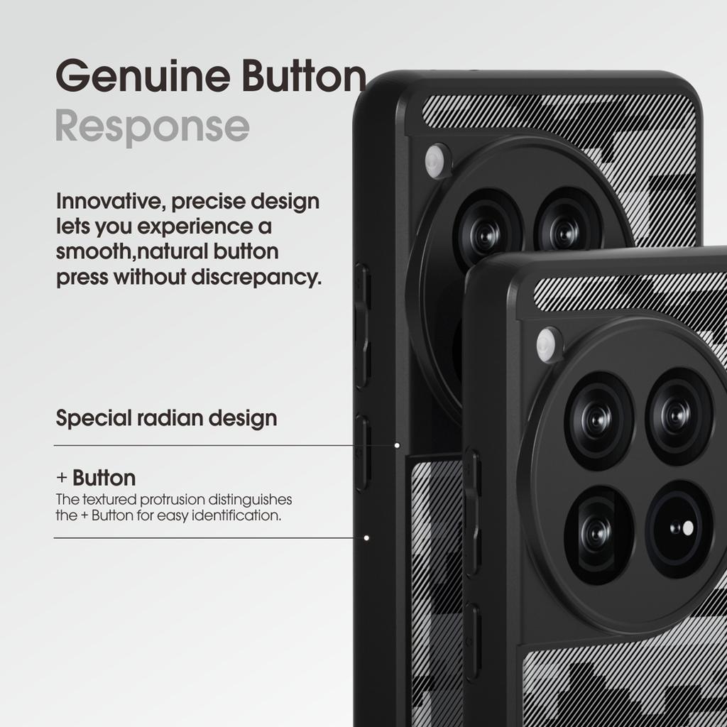 IBMRS Phone Cover for OnePlus 12 5G Cases Shockproof TPU+PC Phone Shell