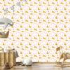 Leopard Wallpaper White, Cream and Gold for Living Room and Bedroom 50x1000