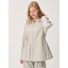 Huit Hooded Big Pocket Half Jumper Htwjp6i05t