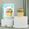 MOC Blume Sukkulente Topfpflanze Modellbaustein DIY Ewiger Strauß Zuhause Schreibtisch Pflanzen Dekoration Ziegel Mädchen Geschenk Kinderspielzeug