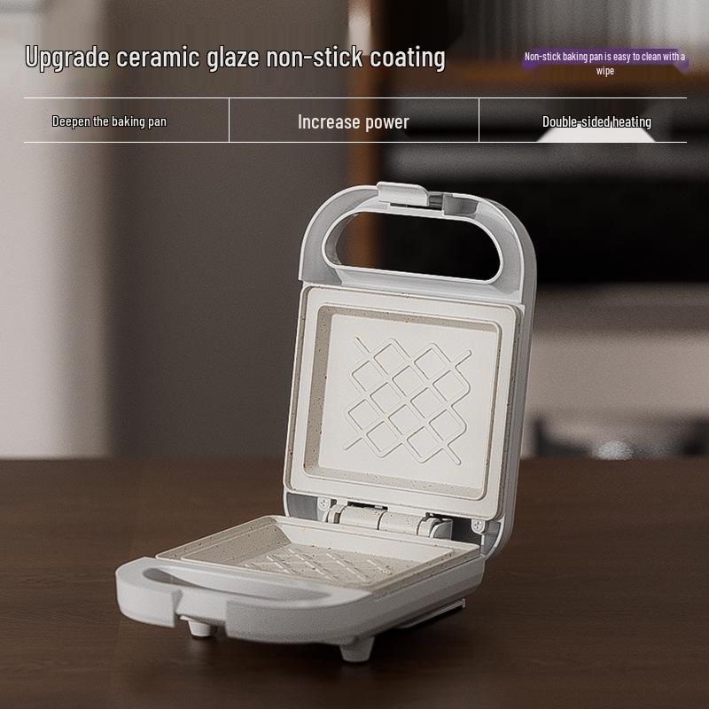 Multi-Functional Breakfast and Sandwich Maker – Crimping Toaster & Waffle Maker