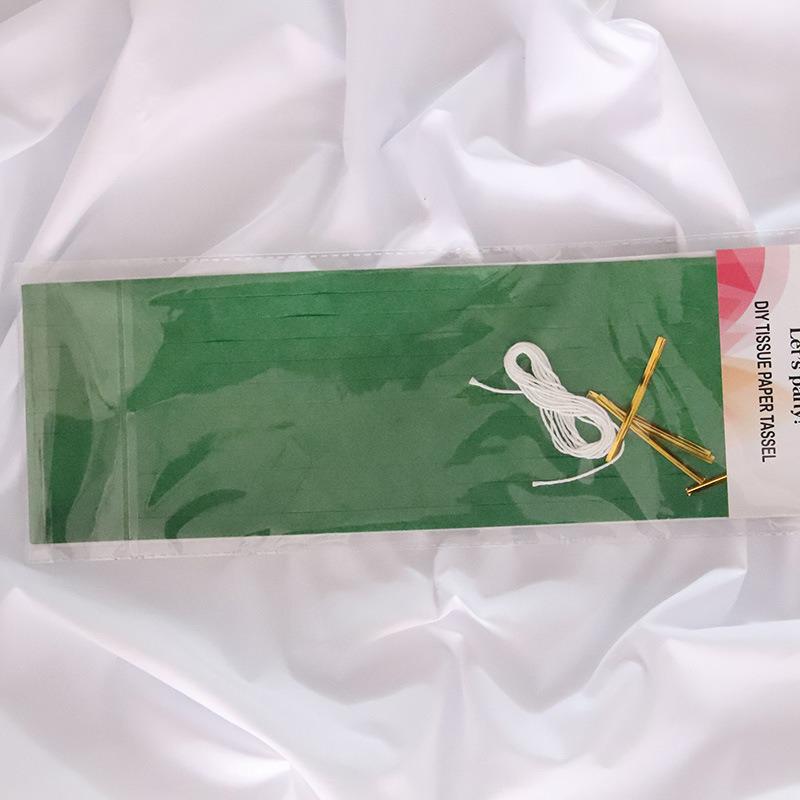 35cm Colorful Ribbon Paper Tassels for Birthday & Wedding Party Decorations