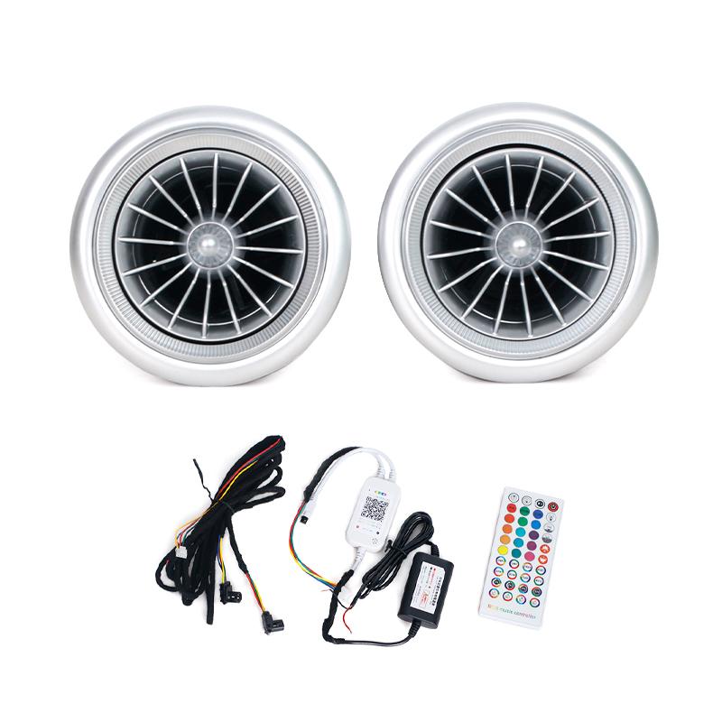 LED Dashboard AC Air Condition Vent Outlet Turbo Air Vent Car Accessories For Suzuki SX4 Swift 2005-2010 2011 2012 2013