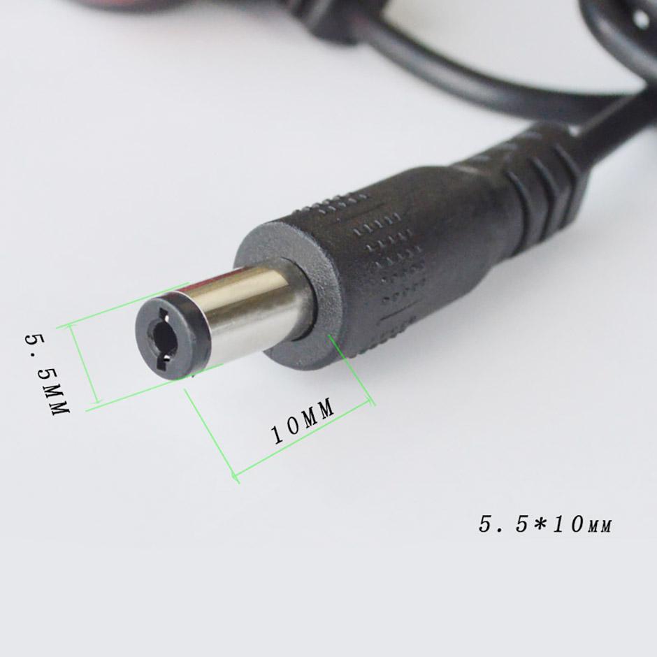 USB Cigarette Lighter DVR Charging Cable Dash Cam Car Charger Cable Power DC 5.5MM Cord Supply 12-24V for DVR Camera