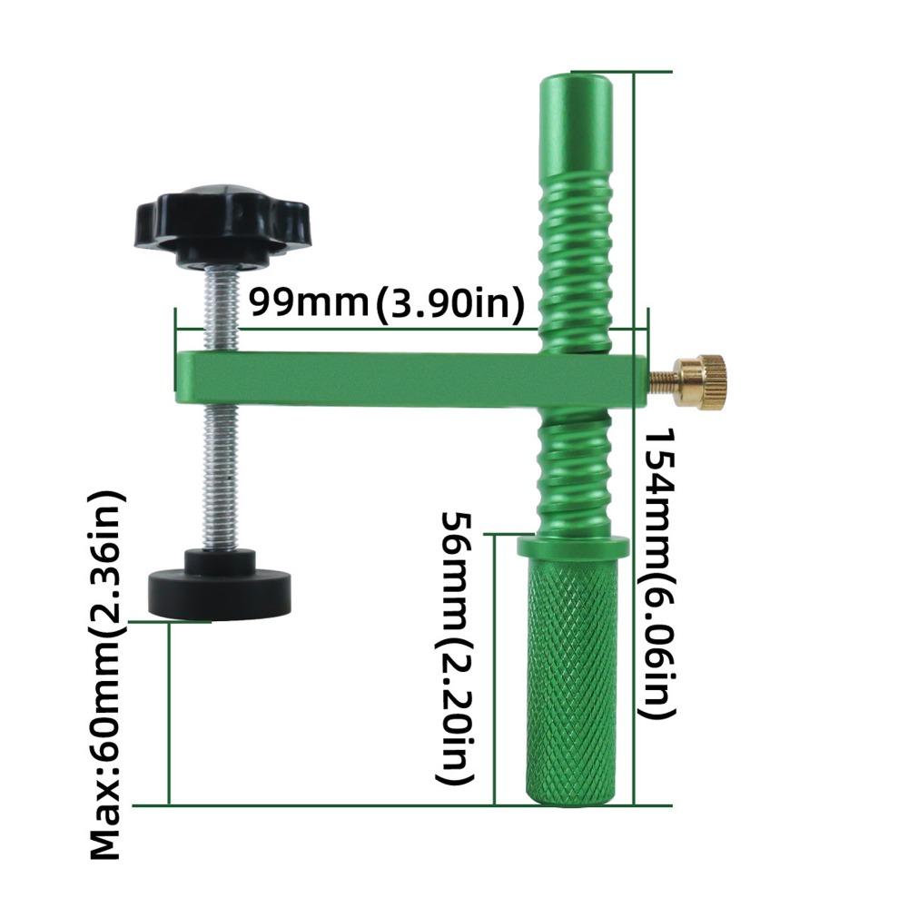 Aluminum Alloy Bench Dog Clamp 60mm Clamping Range Adjustable Table Clamp Woodworking Projects