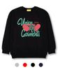 UNION GARMENTS Ribbon Heart Terry Oversized Sweatshirt