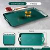 Jingbaodi Commercial Plastic Serving Tray with Handles