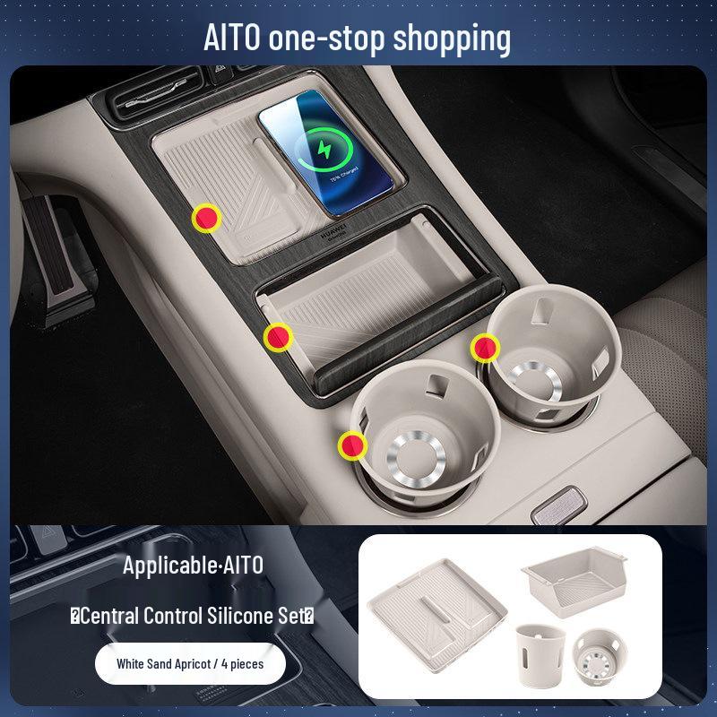 Essential Silicone Mat Set for AITO M7, M8, M9 Interior Decoration - Fits 26 Models