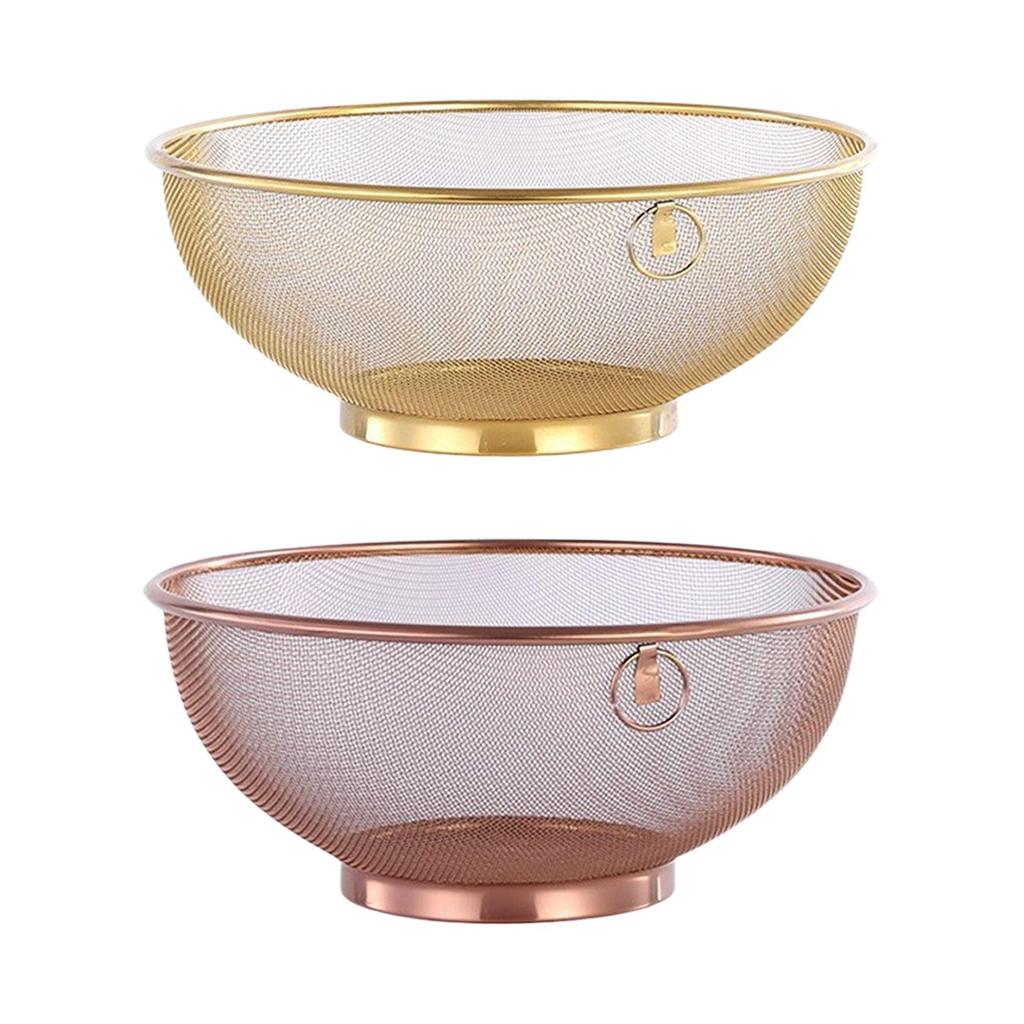 Rice Washing Colander Rice Cleaning Washing Strainer Basket Stainless Steel Rice Sieve Food Strainer Food Strainer Colander