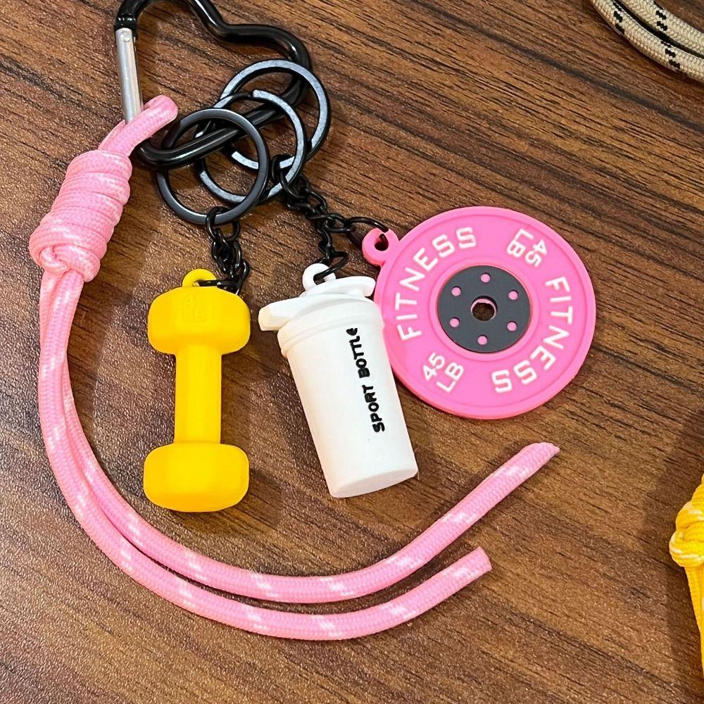 Kettlebells Fitness Series Pendant Mini Simulation Dumbbells Keyring Fitness Prople