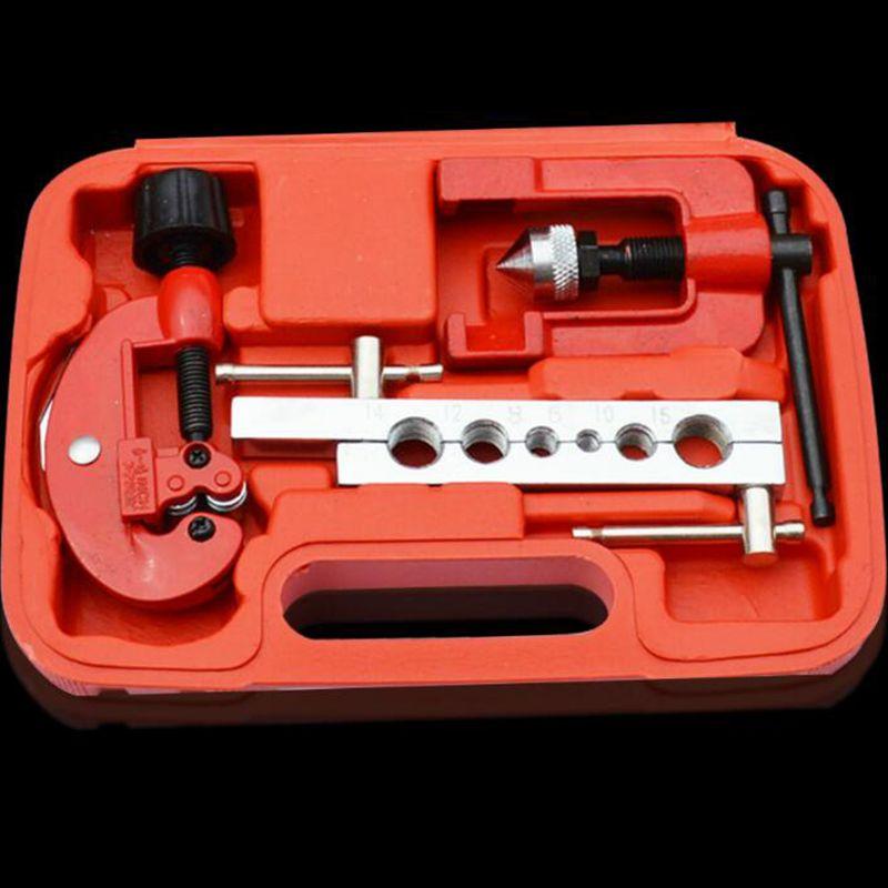 8pcs/set Metric Tube Expander Tool Air Conditioning Maintenance Tools Reamer Copper Pipe Tube Expander Tool Climatisation