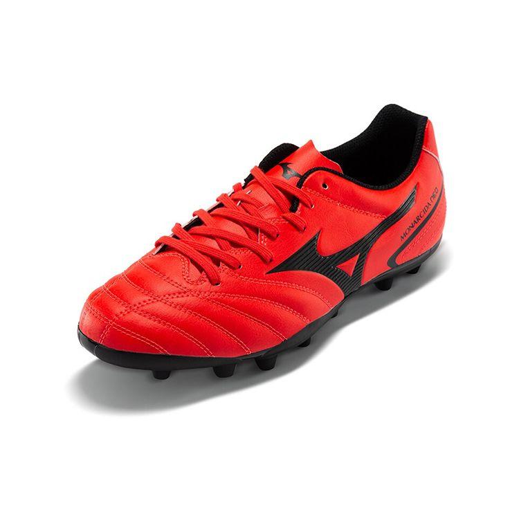 Mizuno Morelia Neo II Trendy Comfortable AG (Rubber Short Studs) Non-Slip Wear-Resistant Breathable Soccer Shoes Men Soccer Shoes Red P1GA210660