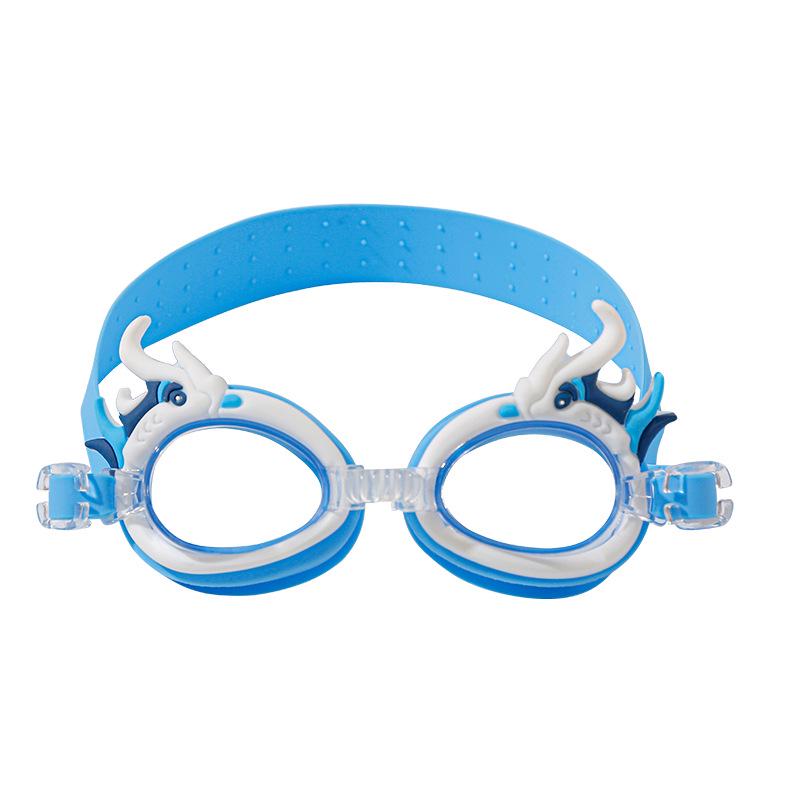 Unicorn Anti-Fog Kids' Swim Goggles with Adjustable Cartoon Strap