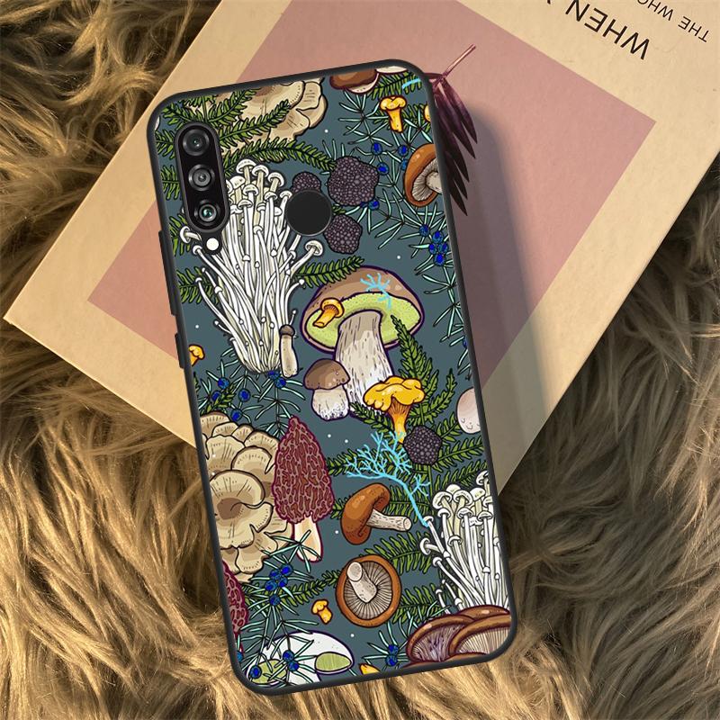 Mushroom Forest For Huawei Nova 3i 7i 8i 11i 12i 9 10 SE Y60 Y61 Y70 Y72 Y73 Y90 Y91 P20 P30 P40 Lite Case