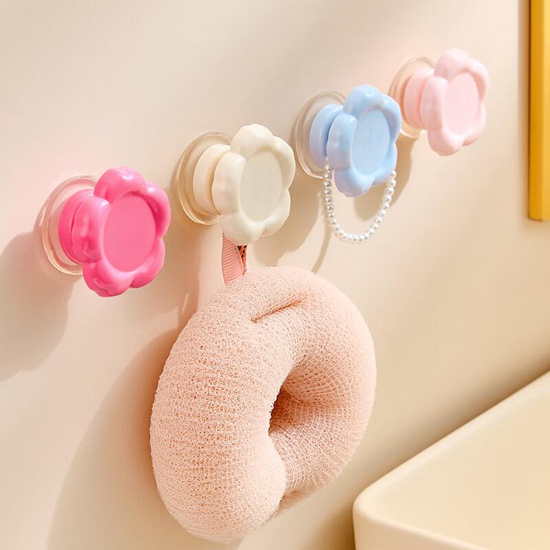 Flower Suction Cup Hooks (10-Pack)