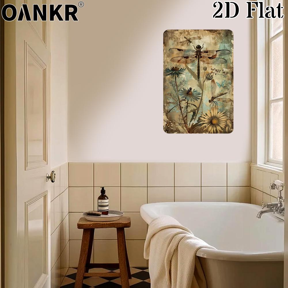 Vintage Garden Art Poster Metal Tin Sign Ideal Gift X Inch Flower Art Print Metal Signs for Backyard Home Wall Decor Plaque