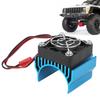 36mm Diameter Heat Sink Cooler Heat Fin for 1 10 RC Car 540 3650 3660 3670 MotorBlue