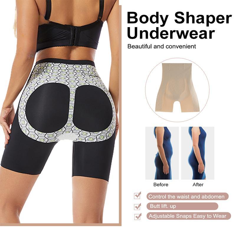 High Waist Boxer For Women Hips Lift Panties Tummy Control Shapewear Body Shaper Slimming Belly Shaping Underwear