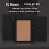 A5 Custom Logo PU Notepad: Business & Student Meeting Set, Skin-Feel B5 Diary