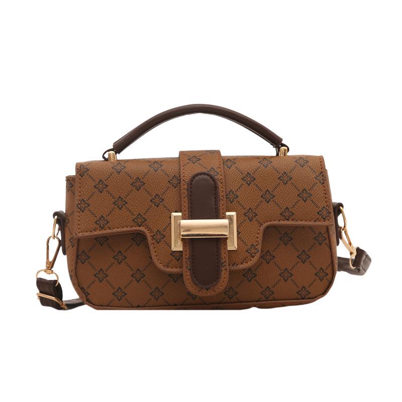 Geantă de umăr mini texturată de damă la modă 2025 pentru iarnă - La modă și versatilă