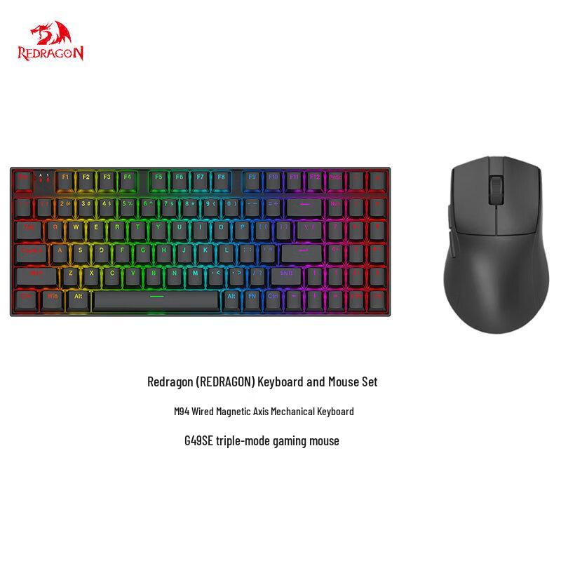 Redragon Magnetic Switch Mechanical Keyboard & G49 SE Gaming Mouse Combo