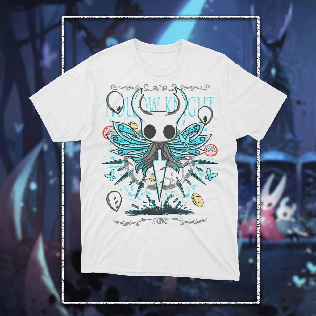Hot Game Hollow Knight Silksing Printed T-shirt Men Women Cotton Loose Oversized Y2k Short Sleeve T-shirt High Quality Clothing