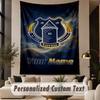 Custom Text Tapestry Everton FC Print Wall Tapestry Indoor Living Room Wall Decor