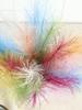 50 Pcs/Pack 20cm Artificial Reed Grass Plant Artificial Feather Phoenix Tail Grass DIY Fake Flower Materials Photography Props Home Wedding Decoration