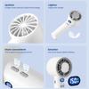 New Handheld Fan Rechargeable Personal Cooling Fan High Speed Adjustable Air Cooler with LED Display for Home Office Travel