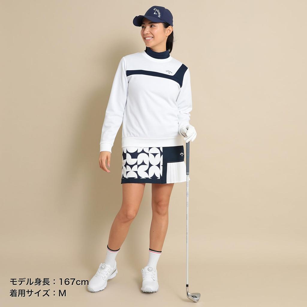 Callaway Skirt Golf C24128203 Women's (Geometric Print, Stretch) / / 1120_Navy