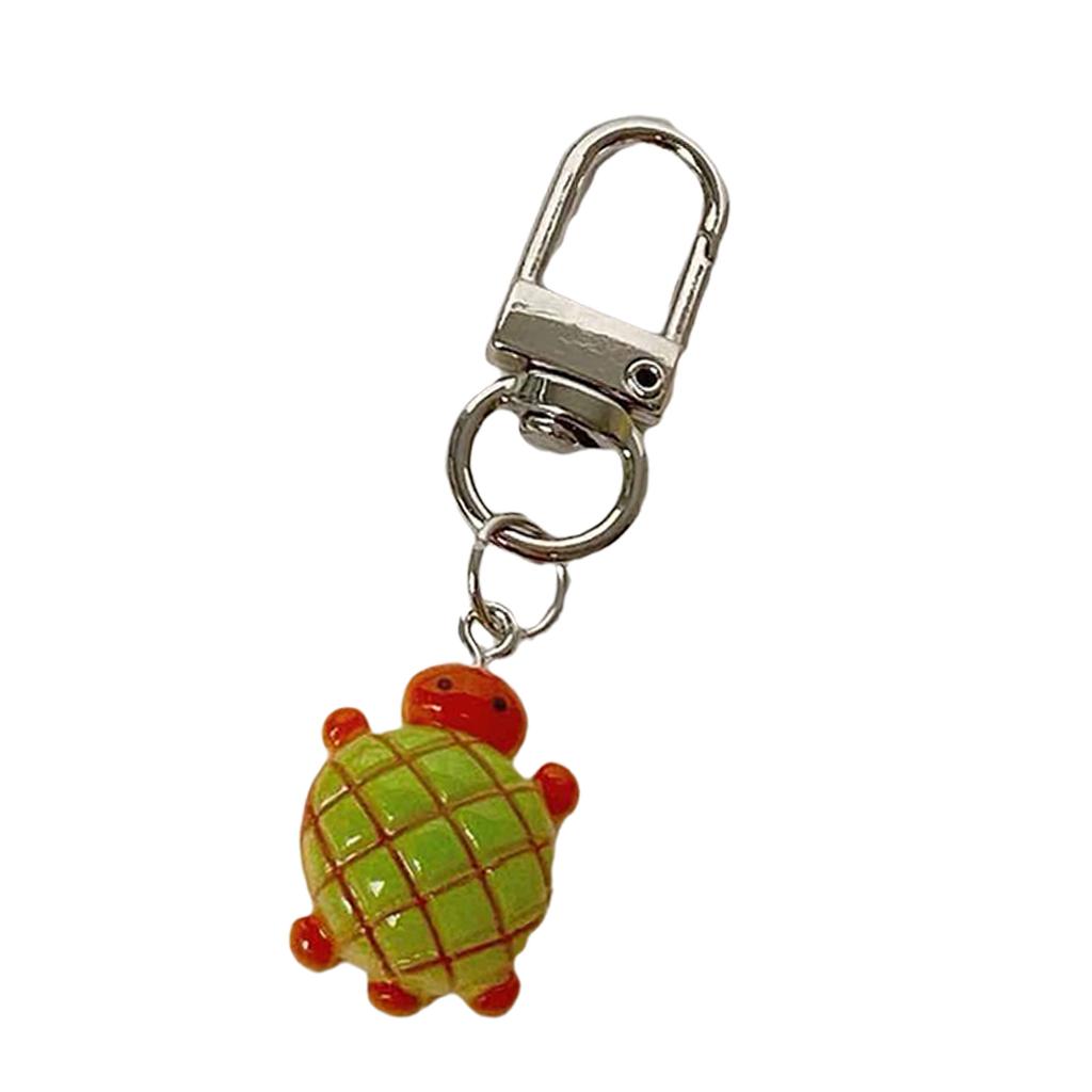 Fashionable Acrylic Turtle Pendant Youthful Pineapple Bun Turtle Phone Chain Key Accessory for Women and Students