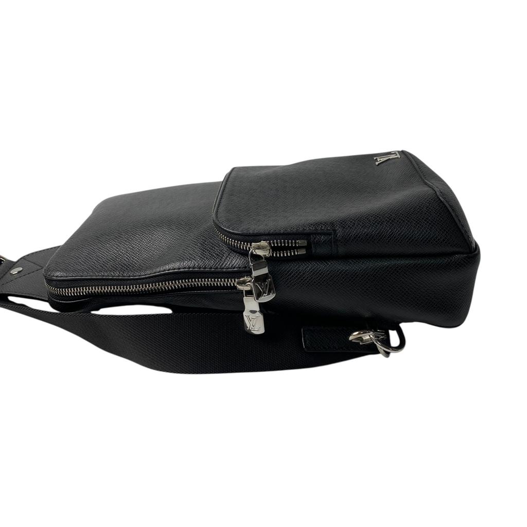 Used LOUIS VUITTONbody Bag Black PVC Mens