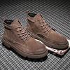 New Martin boots men's high-top British style autumn short boots winter men's shoes men's medium-top boots men's trendy tooling boots
