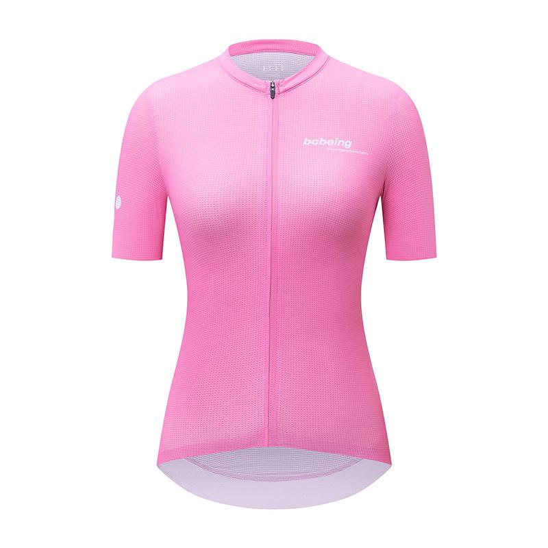 

BCBE-ING Women s Dopamine Cycling Jersey - Lightweight, Breathable, Quick Dry Short Sleeve Top for Road Biking XS яскраво-рожевий колір