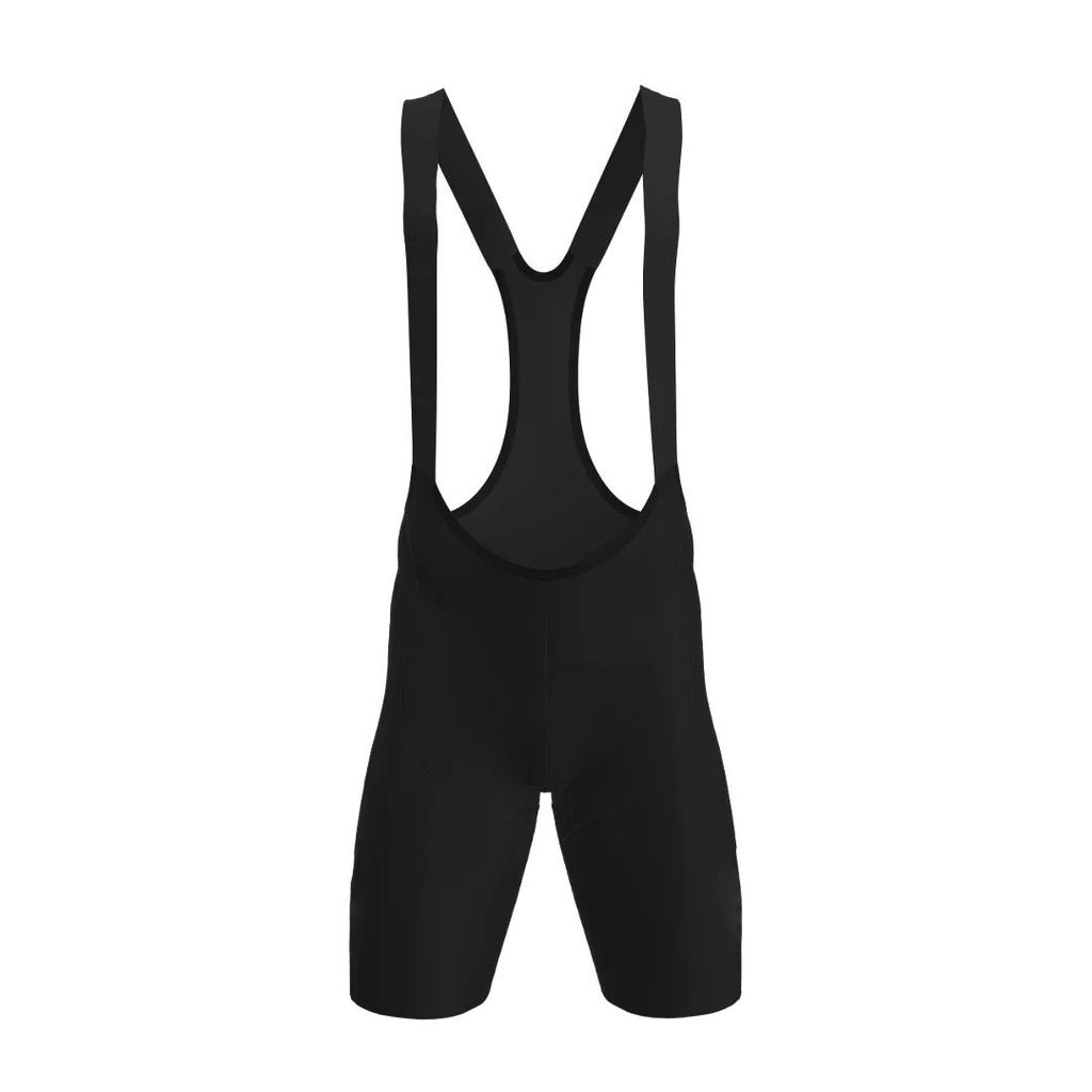 Quick-drying all-black cropped cycling pants men's cycling shorts breathable summer cycling overalls