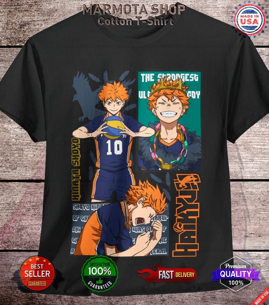 

Shoyo Haikyu T-Shirt Hinata Anime Soft Tee Japanese Shirt Volleyball Unisex 4XL