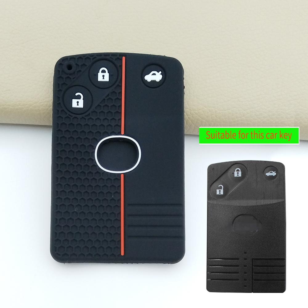 2/3/4 Button Silicone Remote Key Case Cover For Mazda 3 5 6 8 Cx-7 X7 Cx9 Rx8 Rx-8 Miata Mx5 Verisa Premacy Keyless Shell Jacket