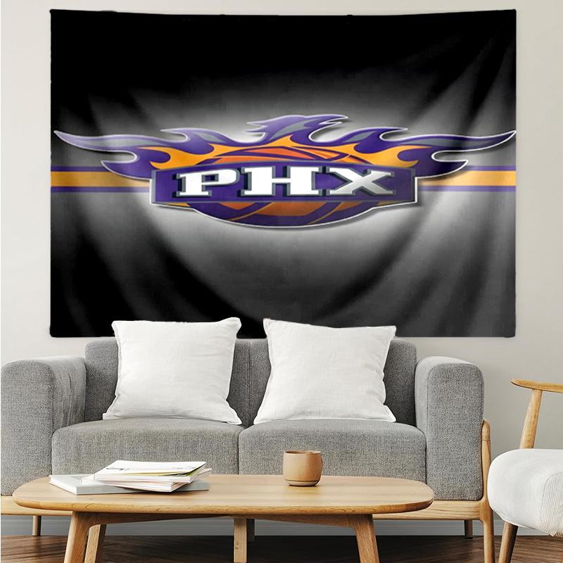 Suns Basketball Artwork Quick-Dry Tapestry Hanging for Bedroom,Livingroom, Playroom,Decor Art Room Wall Tapestry Holiday and Birthday Gifts