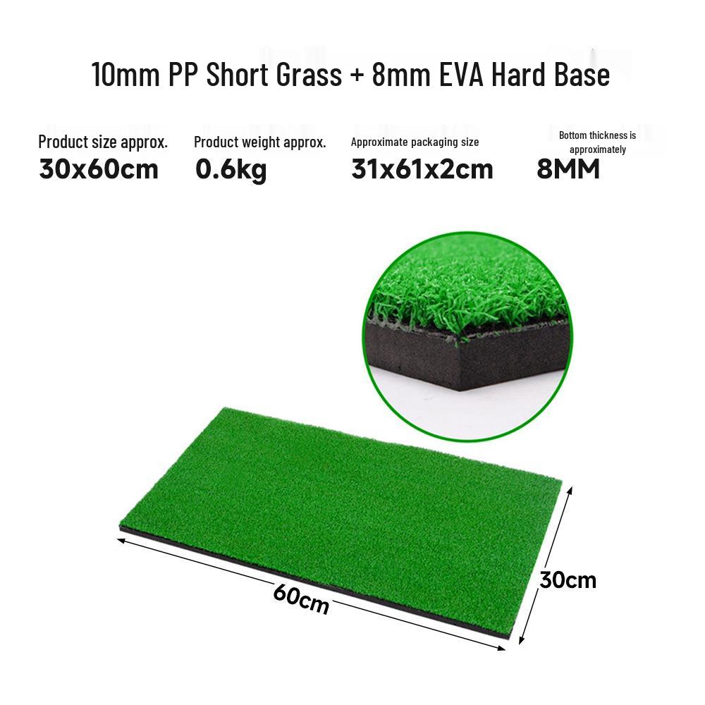 Portable Golf Practice Set: Indoor/Outdoor Swing Trainer & Chipping Net with Three Grass Hitting Mat