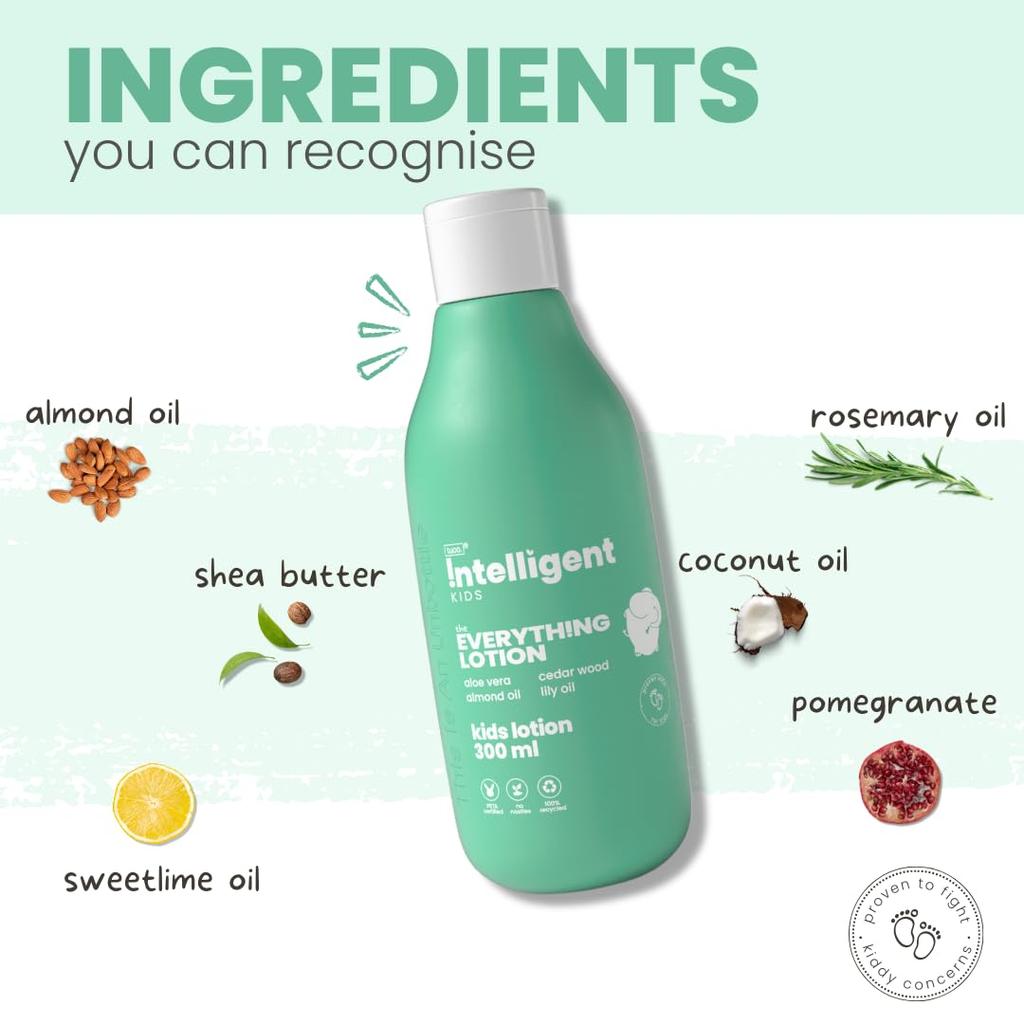 Tuco® Kids Body Lotion for soft, hydrated skin | Perfect for tanned, dry, dull skin | Made with Almond Oil  | 300ml-Pack of 2