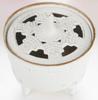 Iwachu Incense Burner Snow Color Body Size X H9 29214 Design Accessories Nanbu Ironware Gold/Hemp (cm) 8.5