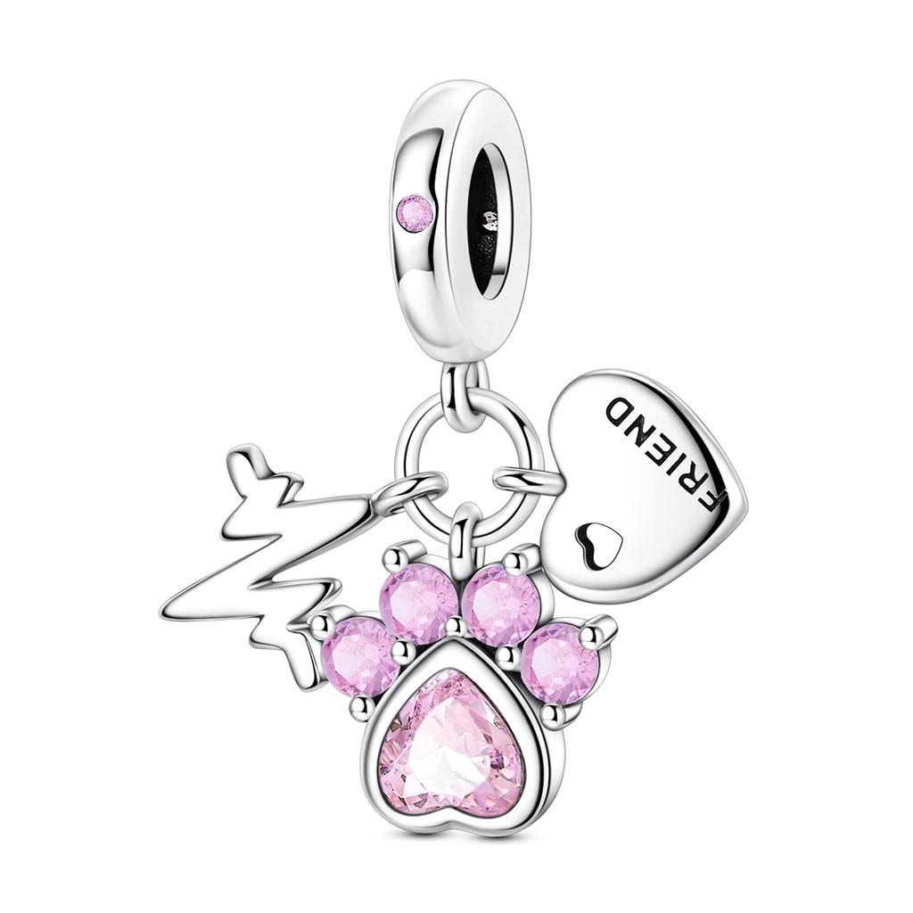 Charm Copper Original Bead Firefly Bear Ballet Fit Bracelet Pendant Diy For Woman Jewelry Gift