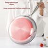 Stainless Steel Non-stick Flat-bottom Frying Pan - Food-grade Omelet & Steak Pan
